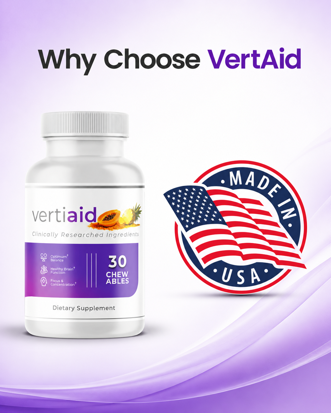 Vertiaid made in USA reference